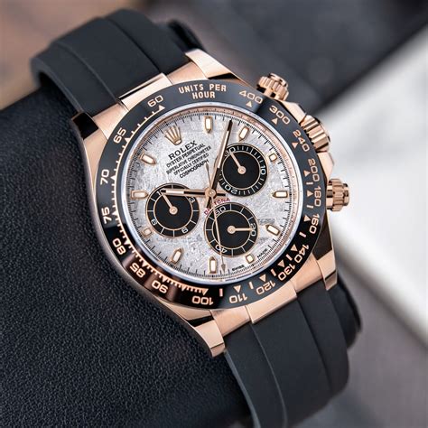 116595 rolex|rolex daytona rose gold meteorite.